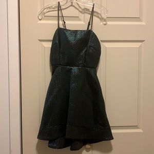 Aqua party dress
